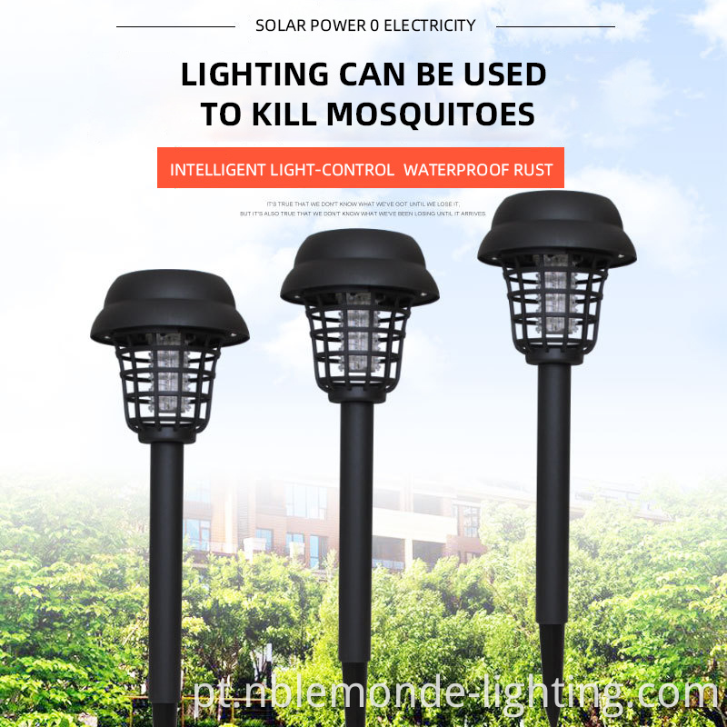 Solar Powered Yard Insect Repellent Light